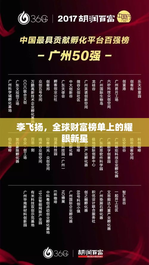李飞扬，全球财富榜单上的耀眼新星