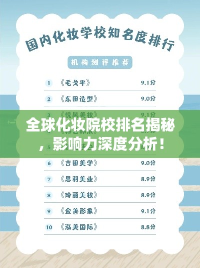 全球化妆院校排名揭秘，影响力深度分析！